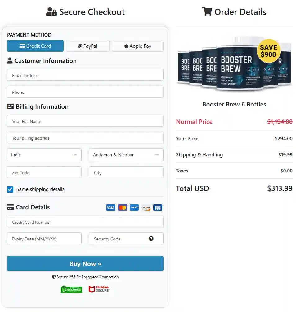 booster brew buy page
