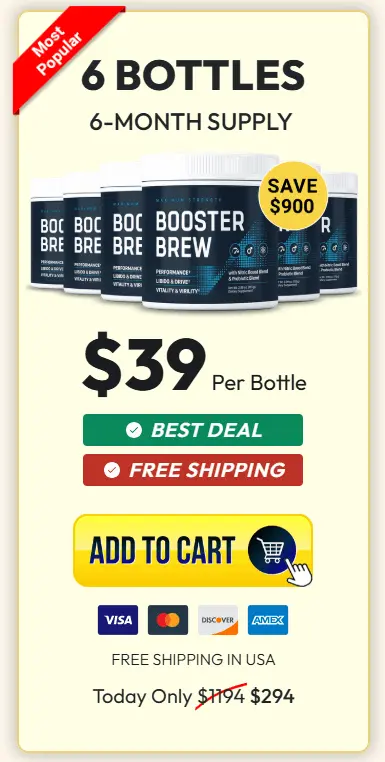 booster brew six bottle price